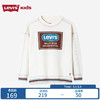 Levi's 李维斯 童装2023春男女童套头卫衣儿童复古休闲上衣 古老白 100/52(3T)