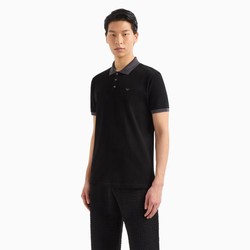 EMPORIO ARMANI 阿玛尼 2024年春夏新品 阿玛尼男式鹰标logo休闲日常Polo衫