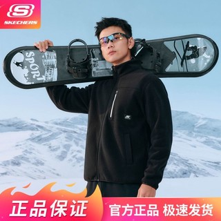 百亿补贴：SKECHERS 斯凯奇 秋冬时尚休闲男士外套潮流百搭亲肤柔软P423M068