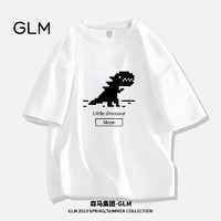 百亿补贴：GLM 森马集团GLM港风潮牌短袖t恤男款宽松百搭帅气青少年大码体恤上衣