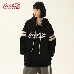 Coca-Cola 可口可乐 新款印花连帽套头卫衣男女同款