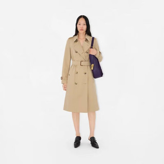 博柏利（BURBERRY）女装 切尔西版型 – 长款 Heritage Trench 风衣80794071