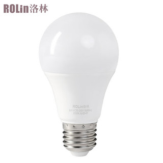 洛林 ROLin）LED灯泡节能灯E27螺口家用商用光源球泡9W白光（量大定制）