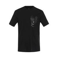 Armani Exchange 男士时髦潮酷拼色印花字母短袖T恤