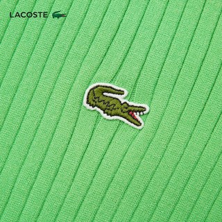 LACOSTE法国鳄鱼女装24年夏季短袖时尚舒适百搭针织衫|AF6946 IUQ/青绿色 32 /150