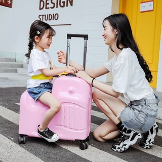 TOCHI/途智可坐儿童拉杆箱卡通行李箱可骑宝宝拖箱骑行旅行箱24寸