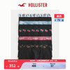 HOLLISTER 24春夏5条装中长款舒适紧身四角内裤 男 356713-1 黑色 L (180/86A)