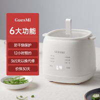 GUESMI 皆米 煮蛋器蒸蛋器蒸煮一体机 家用迷你 煮鸡蛋神器 可蒸鸡蛋羹酸奶 智能预约 自动断电LG-803