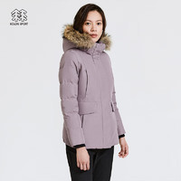 KOLON SPORT 可隆羽绒服 女子冬季户外Antarctica南极系列保暖防风短款鹅绒服