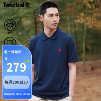 Timberland POLO衫男夏季新款户外通勤商务T恤透气运动短袖保罗衫A62T5