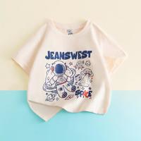 JEANSWEST 真维斯 童装男童短袖T恤春夏儿童上衣服夏装薄款