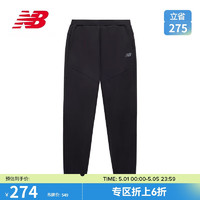 new balance 运动裤男款休闲运动跑步健身保暖针织长裤6LD38671 BK L