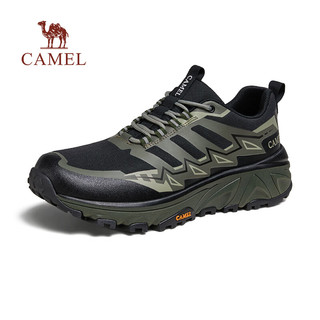 骆驼（CAMEL）【岩丘】城市户外运动鞋2024夏季轻弹缓震透气舒适休闲鞋 G14S342137 沙黑 43