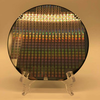 晶圆 6寸 mos 完整芯片  IC芯片 ASML光刻  送水晶支架