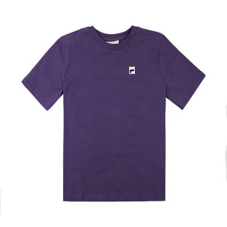 经典简约圆领短袖T恤 紫色1383812-GOTHIC GRAPE-M