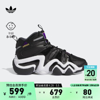 adidas CRAZY 8 J经典篮球运动鞋男大童阿迪达斯三叶草ID6189 黑 39(240mm)