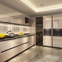 PIANO 皮阿诺 整体橱柜定制厨房柜全屋装修石英石台面厨柜定做开放式现代