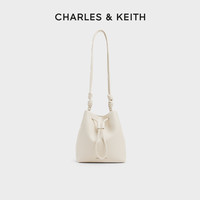 CHARLES & KEITH CHARLES&KEITH24夏新款CK2-10271282简约抽绳式柔软单肩水桶包女
