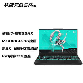 天选5Pro 日蚀灰 I7-13650HX RTX4060 16英寸165Hz笔记本电脑