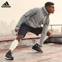adidas 阿迪達斯 護腿套加壓襪套跑步騎行護具裝備男女防曬透氣運動小腿襪