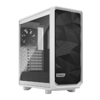 Fractal Design Meshify 2 Compact电脑机箱 侧透游戏机箱 白色 侧透（高透钢化玻璃）