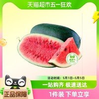 88VIP：天猫超市 黑美人西瓜单果6-7斤7-8斤当季应季水果现摘新鲜瓜