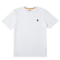 五一放价：Timberland 男子纯棉短袖白T恤 A6DKU100