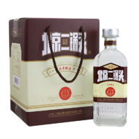 YONGFENG 永丰牌 北京二锅头 醇柔 清香型 白酒 纯粮酒 整箱 送礼 50度 500mL 6瓶 醇柔整箱