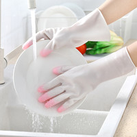 炫指洗碗手套女家务橡胶耐磨厨房洗衣服乳胶冬季家用清洁加厚防水