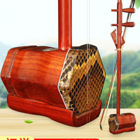 长尧 苏州二胡乐器初学者入门儿童考级红花梨木二胡厂家直销机械轴胡琴