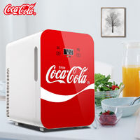 百亿补贴：Coca-Cola 可口可乐 车载冰箱18L迷你小冰箱学生宿舍办公室冷暖箱家用冷藏箱