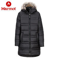 Marmot 土拨鼠 秋冬户外防风保暖鸭绒 女童 中长款羽绒服