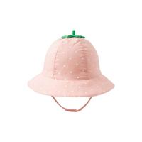 戴维贝拉 帽子女童夏季小童洋气渔夫帽宝宝婴儿遮阳帽