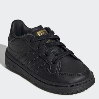 三叶草童鞋 2023新款舒适耐磨休闲防滑透气黑色板鞋休闲鞋 EF6826 EF6826 19