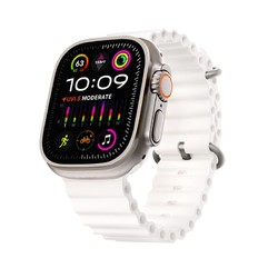 Apple 蘋果 Watch Ultra2 49mm GPS+蜂窩 鈦金屬表殼 海洋表帶蘋果手表
