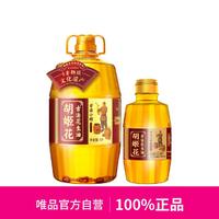 胡姬花 古法小榨花生油5L+小榨花生油400ml组合装食用油