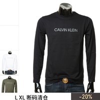 Calvin Klein 卡尔文·克莱 凯文克莱CK 男士百搭修身长袖圆领T恤 00GMF1K200