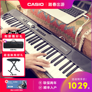 CASIO 卡西欧 CT-S300儿童初学者成年入门教学多功能便携61键电子琴