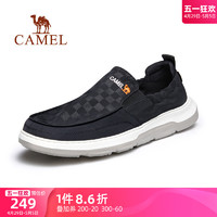 CAMEL 骆驼 男鞋2024夏季新款运动鞋男士套脚休闲鞋免系懒人鞋百搭布鞋子