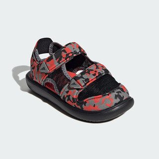 阿迪达斯 （adidas）男青少年 WATER SANDAL CT C沙滩凉鞋 IE0303 黑色 30码 