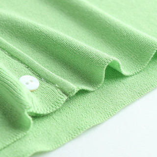 帕罗（PALUOPO）无袖背心设计感V领上衣外穿宽松型设计感打底开衫小衫上衣 豆绿 S
