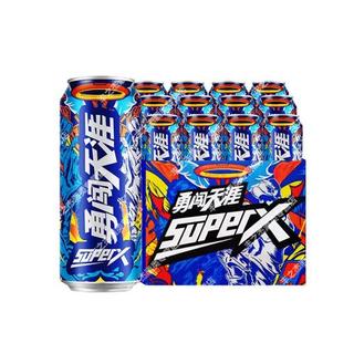 勇闯天涯 superX 听装啤酒 500mL 12罐
