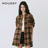 MOUSSY 摩西 2024夏季新品美式复古风格纹衬衫女010HSB30-2741