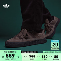 adidas 阿迪达斯 「面包鞋」ADIMATIC滑板鞋男女阿迪达斯官方三叶草 土地棕/深棕 42(260mm)