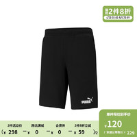 PUMA 彪马 男子 基础系列 ESS Shorts 10 短裤 588739 01 黑色 亚洲码 M 175/74A
