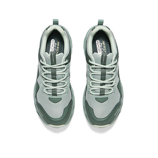 斯凯奇（Skechers）缓震户外徒步登山运动鞋透气网面鞋180054 女款-木炭灰色/多彩色/GRMT 36