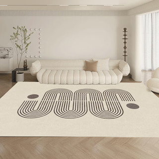 地毯客厅卧室现代简约风沙发茶几垫满铺加厚可定制大面积床边毯 沐林-05 120*160CM