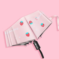 太阳伞防紫外线晴雨两用雨伞女ins学生韩版小清新遮阳伞折叠自动S