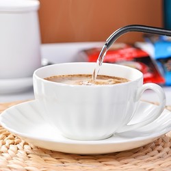 欧式咖啡杯碟下午茶套装杯办公室创意送礼简约陶瓷送勺2023新款杯