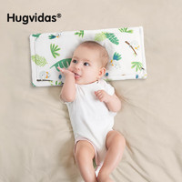 HUGVIDAS 婴儿枕头 新生儿专用云片枕 纱布吸汗透气 0到2-3一6个月1岁
